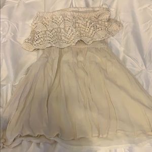 Cream/ white sun dress